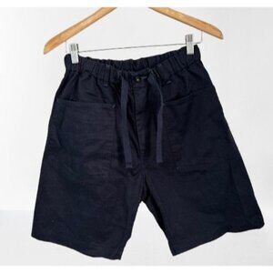 POST O'Alls Short Blue Bermuda Cotton Size Small